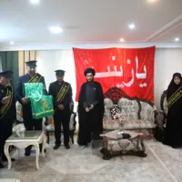 عکس/ تقدیر سفیران کریمه از خانواده دو شهید دفاع مقدس ۱۲ روزه