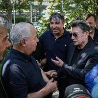 مراسم تشییع پیکر داریوش مصطفوی رئیس اسبق فدراسیون فوتبال