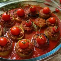 اگر حوصله آشپزی سخت نداری خوراک بادمجان بپز