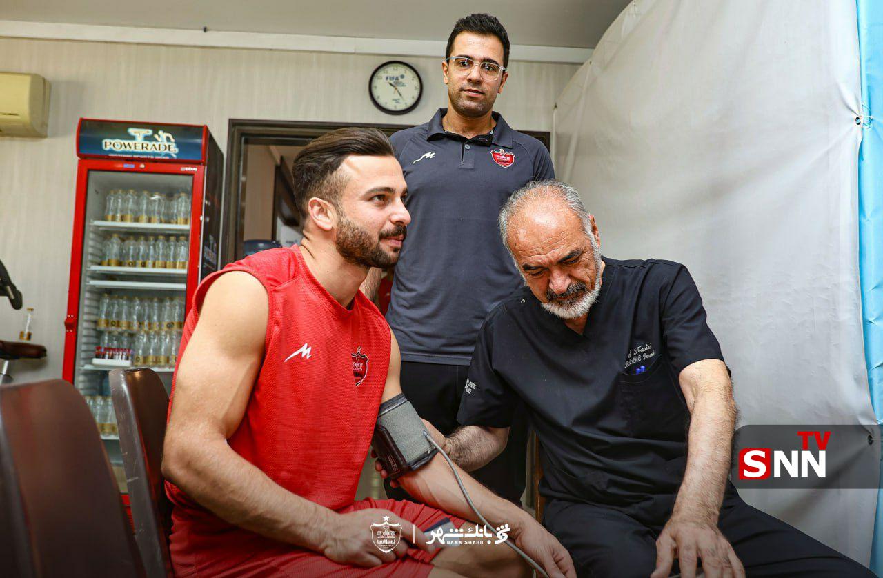 حضور سرخپوشان در ایفمارک برای انجام تست‌های پزشکی پیش‌فصل