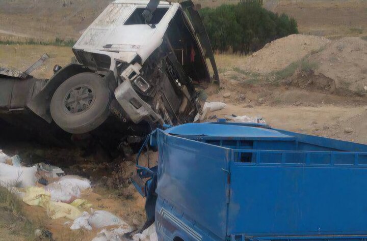 تصادف مرگبار تریلر و نیسان؛ ۲ نفر کشته شدند