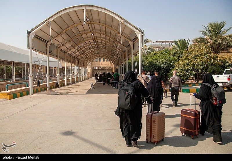 عکس/ زائران اربعین حسینی در مرز خسروی