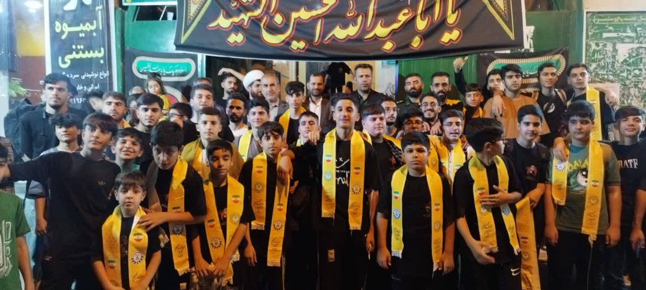 عزیمت نخستین کاروان دانشآموزی شهرستان کهگیلویه به پیادهروی اربعین