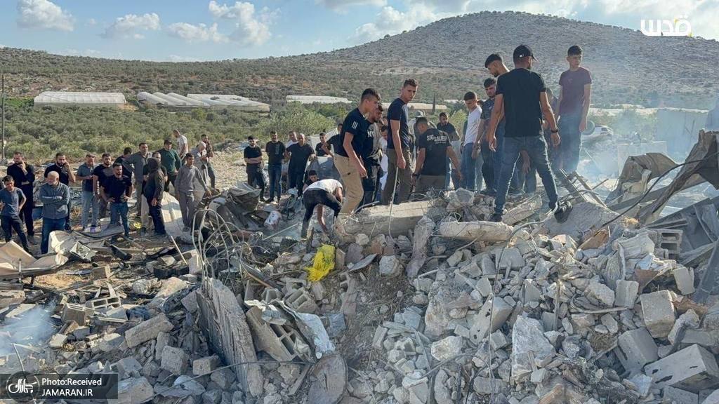  اسرائیل به انبار کشاورزی فلسطینی‌ها حمله کرد