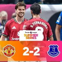 خلاصه بازی منچستر یونایتد 2-2 اورتون