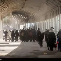 عکس/ زائران اربعین حسینی در مرز خسروی