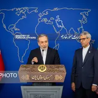 عکس/ نشست خبری سخنگوی وزارت امور خارجه با حضور عراقچی