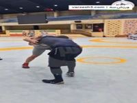 علیرضا دبیر حریف تمرینی کامران قاسمپور!