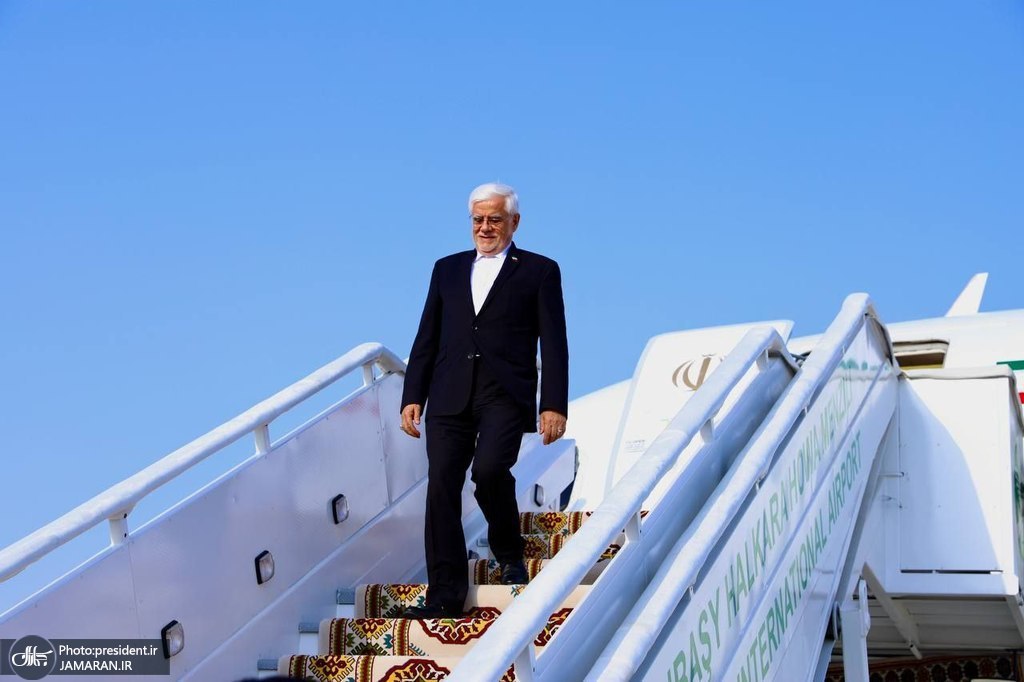 عکس/ عارف وارد ترکمنستان شد  