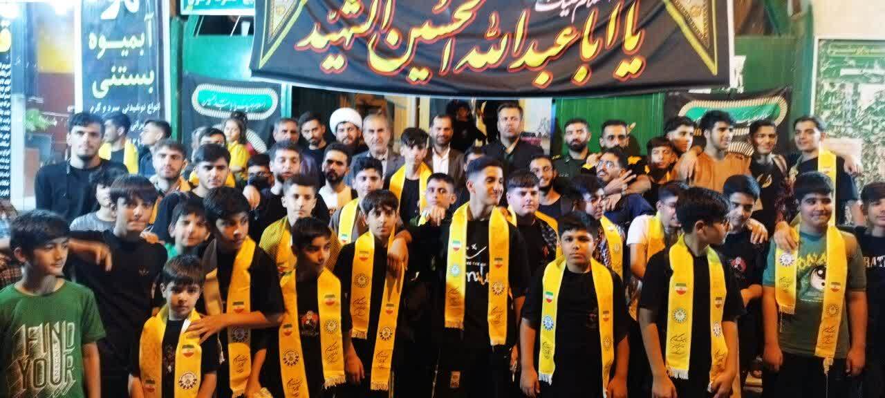 عزیمت نخستین کاروان دانشآموزی شهرستان کهگیلویه به پیادهروی اربعین