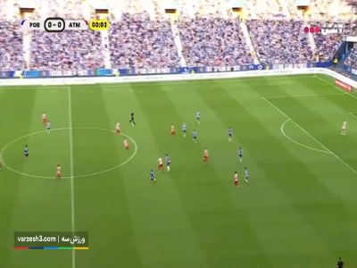 خلاصه بازی پورتو 1 - اتلتیکو مادرید 0