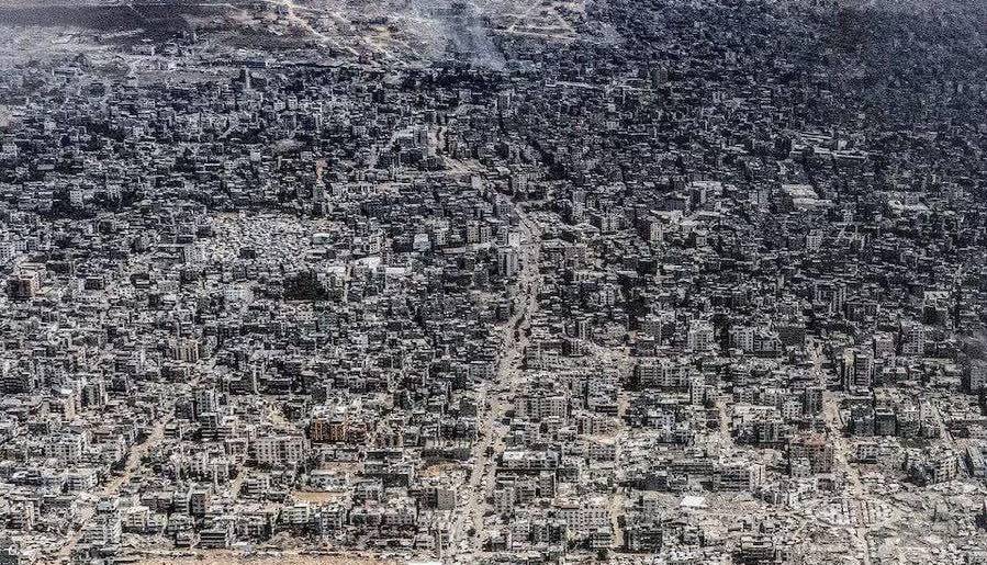 جدیدترین تصویر ثبت‌شده از غزه!