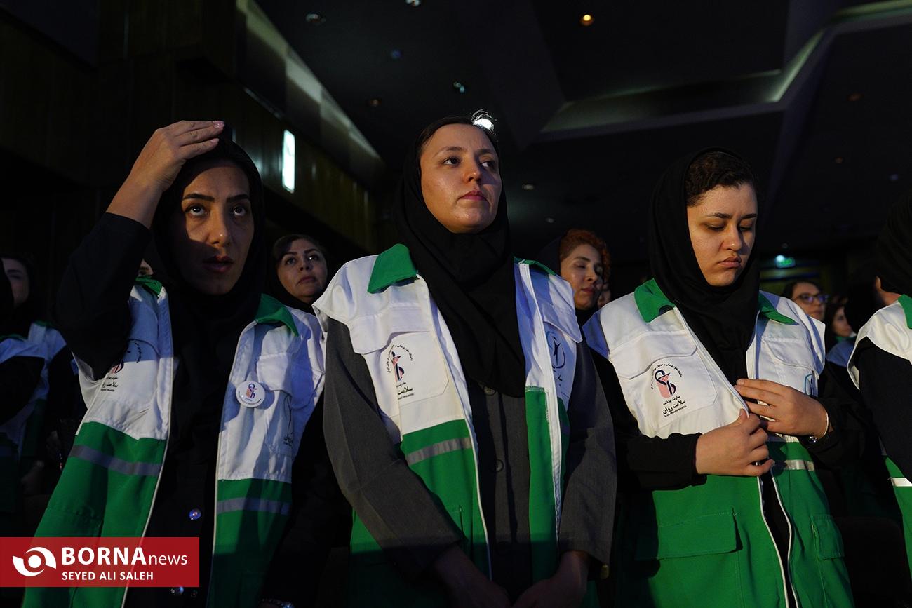 عکس / بزرگداشت ۲۲ شهید سلامت در جنگ ۱۲ روزه