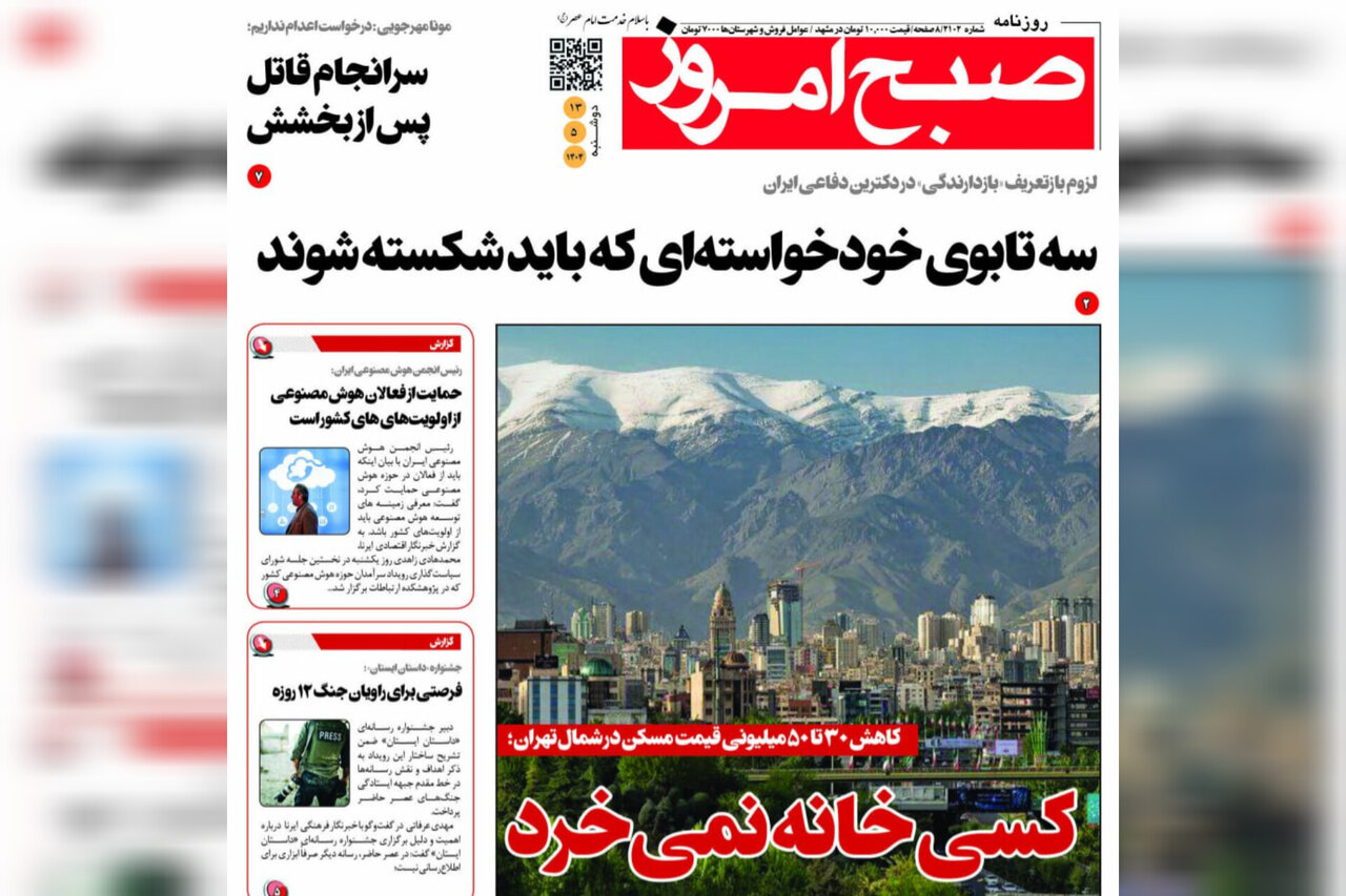 روزنامه‌های خراسان رضوی در ۱۳ مرداد 