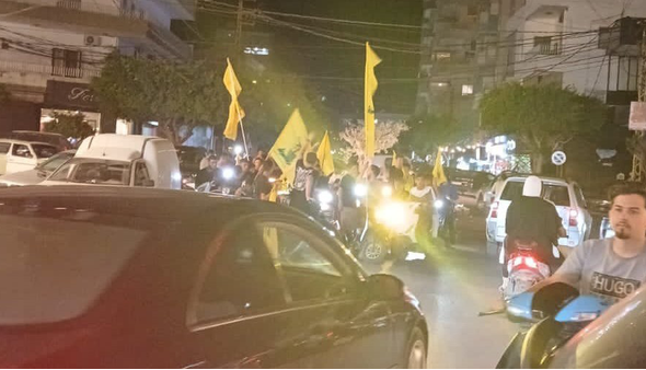 لبنانی‌ها در حمایت از حزب‌الله به خیابان آمدند