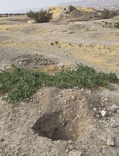 جویندگان گنج شهر بزرگ ساسانی را سوراخ سوراخ کرده‌اند