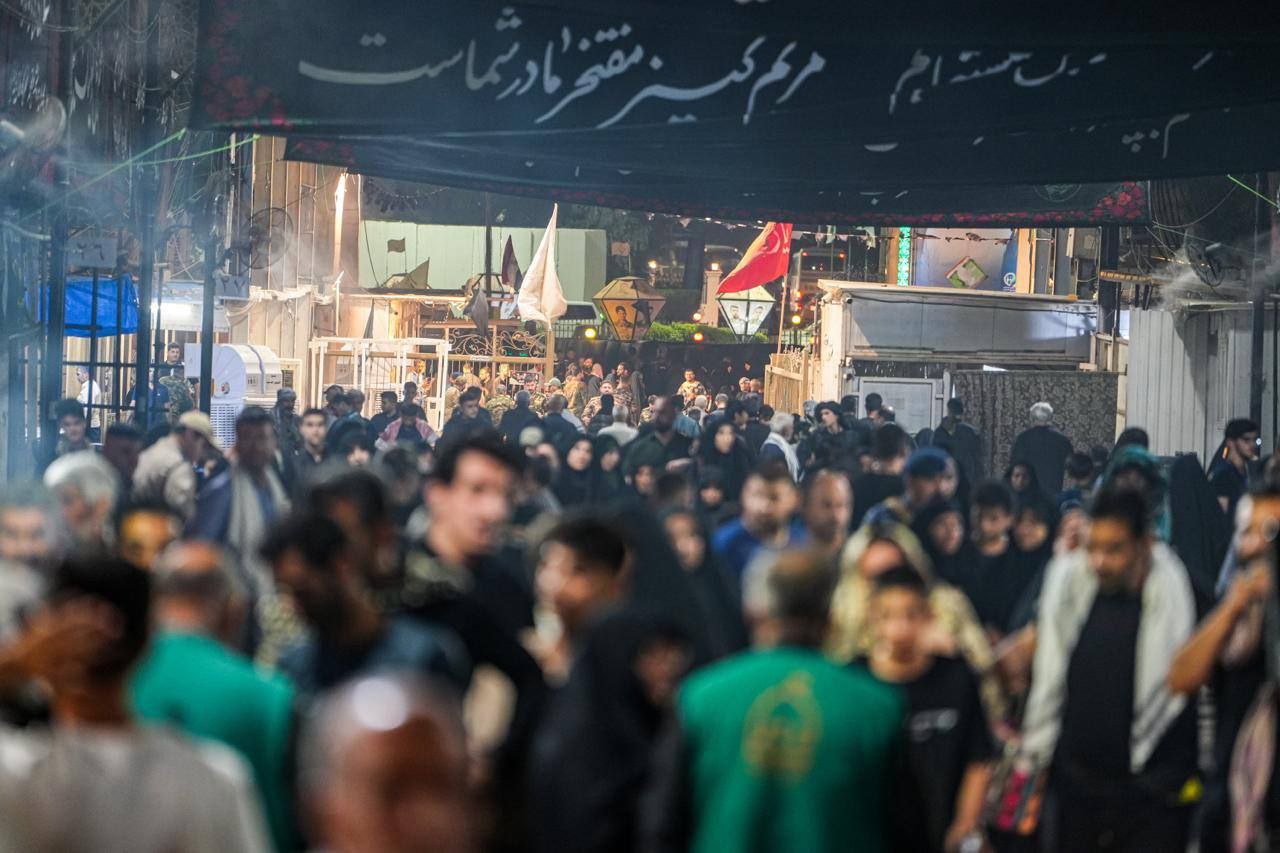  حال و هوای زائرین اربعین در سامراء