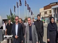 بازدید پوریافر، شهردار منطقه پنج شهرداری تهران و نظری جویباری از کمپ ناصر حجازی