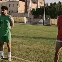ادای احترام به گزارشگر فقید در تمرین ذوب آهن