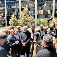 بازدید اعضای کمیسیون امنیت ملی از ساختمان شیشه ای