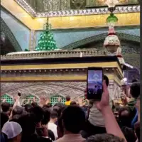  لحظه های قشنگ و ناب حضور در روضه رضوان 