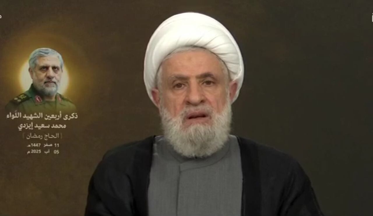 واکنش شیخ نعیم قاسم به دستورات فرستاده آمریکا برای خلع سلاح حزب‌الله