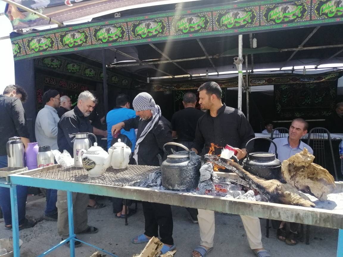 فعالیت اربعینی موکب شهید عاصیزاده سپاه الغدیر یزد
