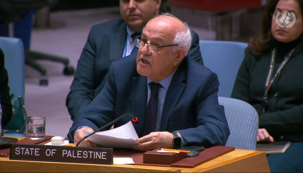 نماینده فلسطین در سازمان ملل: جنگ را پایان دهید