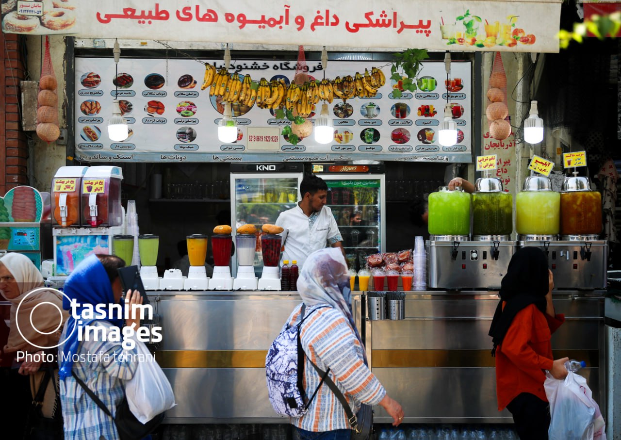 بازار تهران در روز تعطیل پایتخت