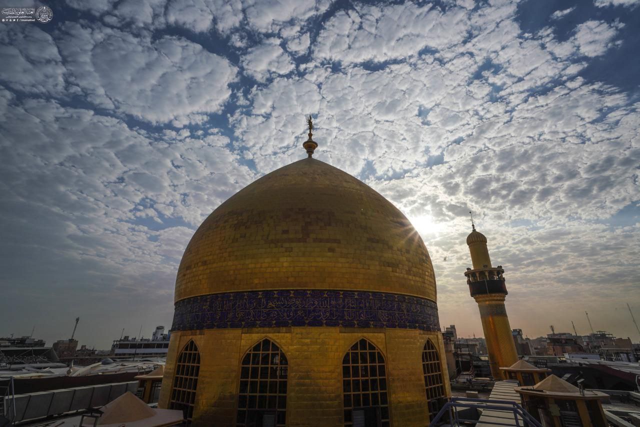 قاب‌هایی بی‌نظیر از گنبد طلای حرم امیرالمومنین(ع)