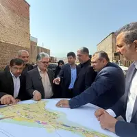 بازدید معاون وزیر راه از محله « چناران»؛ تأکید بر توسعه زیرساختی