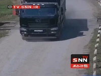 برخورد سهمگین قطار با کامیون در روسیه