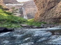 آبشار زیبای مران در مازندران