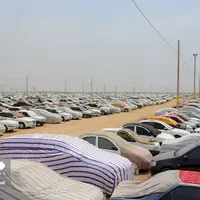 عکس/ پارکینگ مرز شلمچه