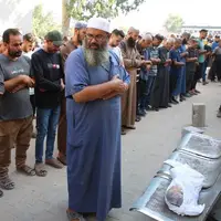 تشییع پیکر نوزاد دختر 6 ماهه در غزه  