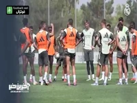تمرینات فشرده پیش فصل بازیکنان رئال مادرید
