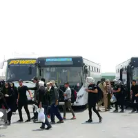 عکس/ انتقال رایگان زائران به شلمچه