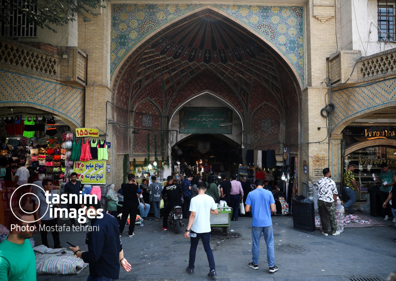 بازار تهران در روز تعطیل پایتخت