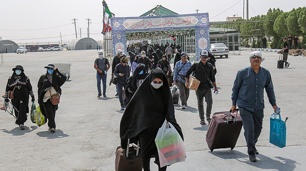 35000 هزار تبعه خارجی از مرزهای خوزستان کربلایی شدند