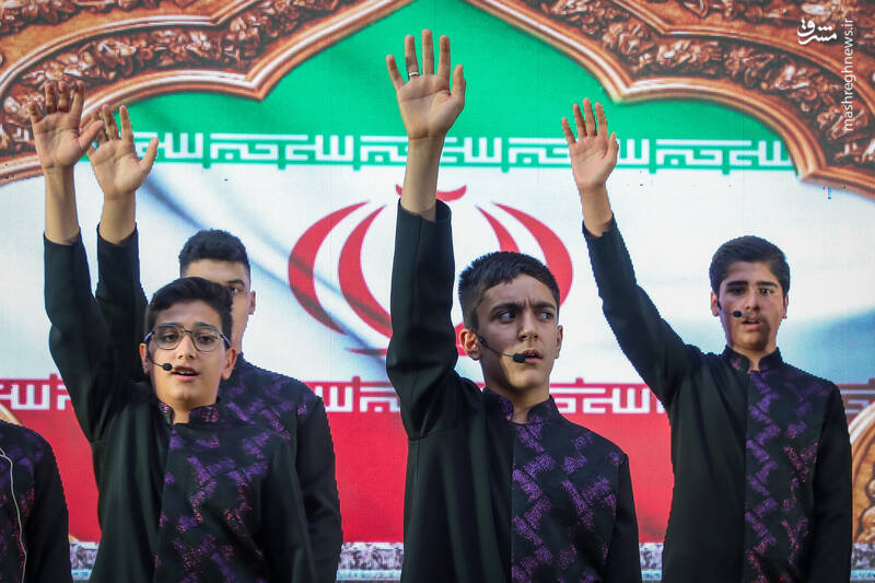 عکس/ حضور پزشکیان در آیین گرامیداشت شهدای خردسال جنگ ۱۲ روزه