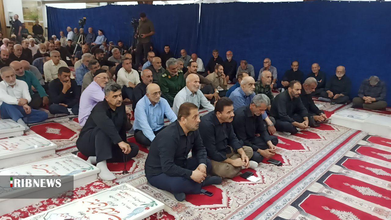 آیین چهلمین روز شهادت شهدای جنگ تحمیلی در آستانه اشرفیه