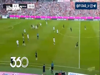 گل اول بایرن مونیخ به تاتنهام توسط هری کین