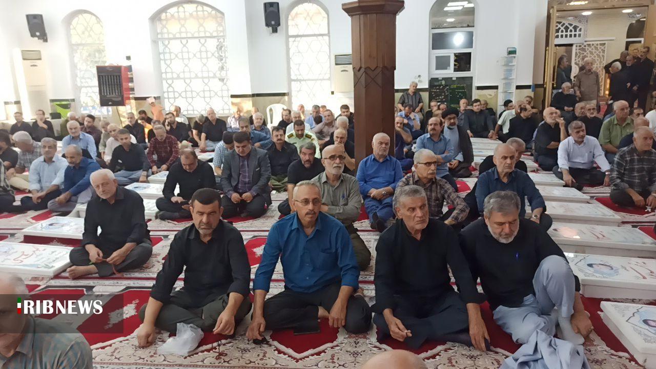 آیین چهلمین روز شهادت شهدای جنگ تحمیلی در آستانه اشرفیه