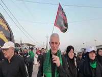معاون توسعه ورزش قهرمانی وزارت ورزش و جوانان در مراسم راهپیمایی اربعین ۱۴۰۴