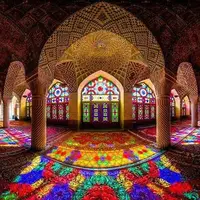 مسجد زیبای نصیرالملک در شیراز