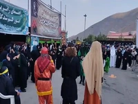 برگزاری تعزیه‌خوانی در مرز تمرچین