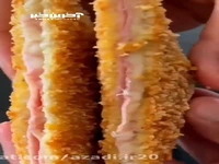 اسنک سوخاری با نان تست