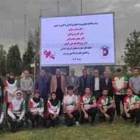 افتتاح اسکوربورد سایت تیراندازی با کمان ورزشگاه آزادی