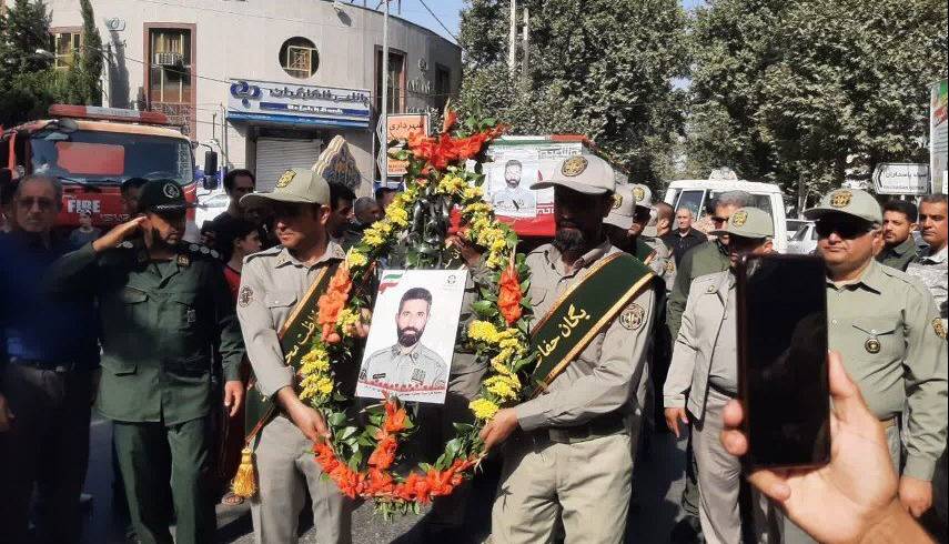 پیکر شهید محیط‌بان پارک ملی گلستان تشییع شد