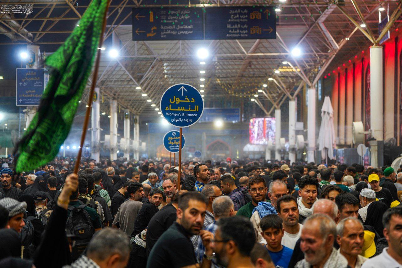 عکس/ حضور میلیونی زائران اربعین در حرم مطهر مولای متقیان 